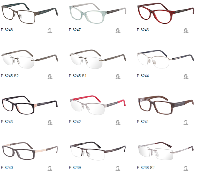 Porshe Design eyeglasses in Boca Raton Florida
