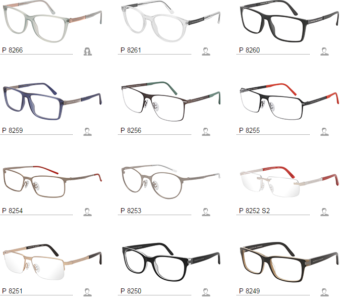 Porshe Design eyeglasses in Boca Raton Florida