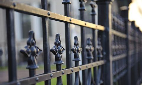 Metal fencing