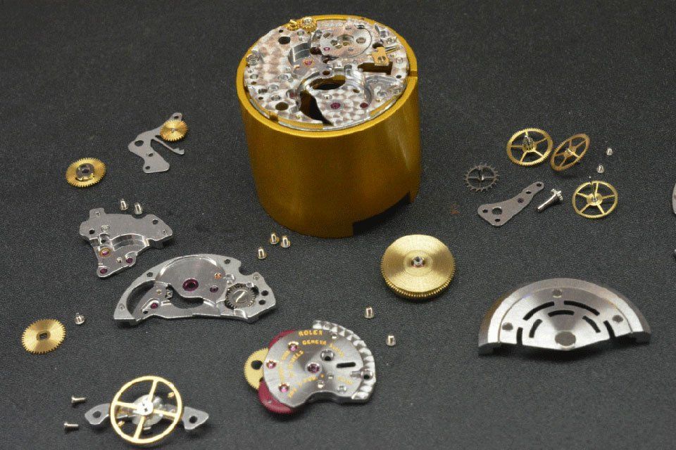 broken watch parts