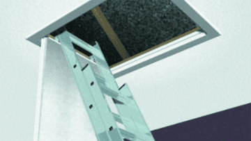  black binders sloping off into background