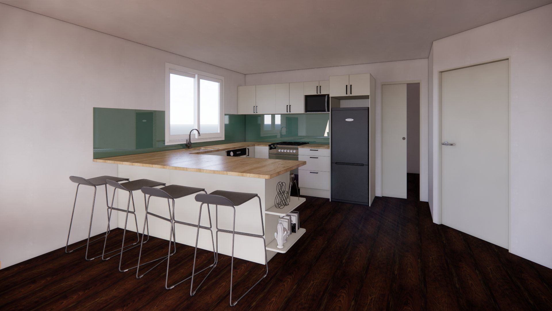 Initial 3D Kitchen Design