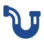 P-Trap Plumbing Icon
