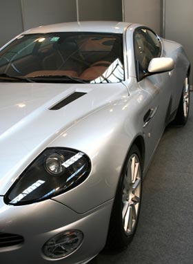 silver car