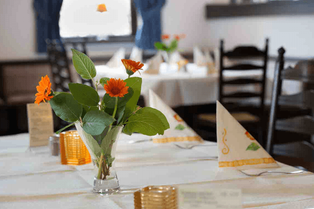 Tisch Dekoration im Restaurant