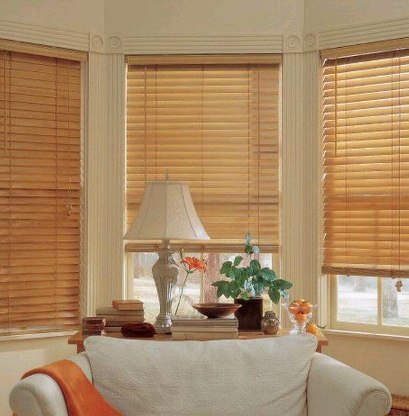 wooden blinds