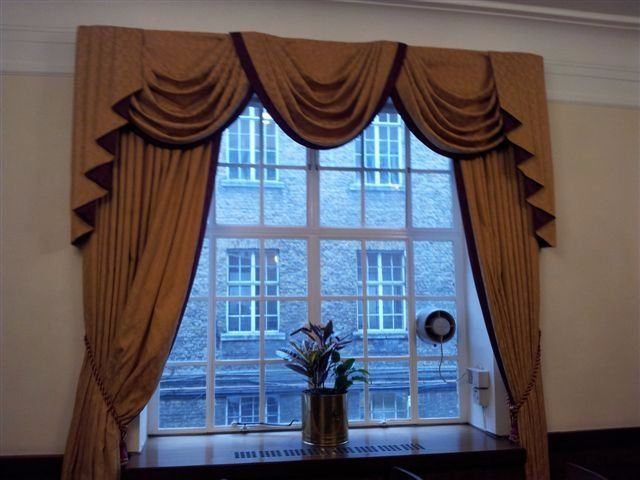 open window curtains