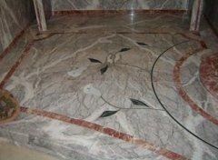 Pavimento in marmo di un palazzo