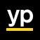 Logo for Yellow Pages. White 