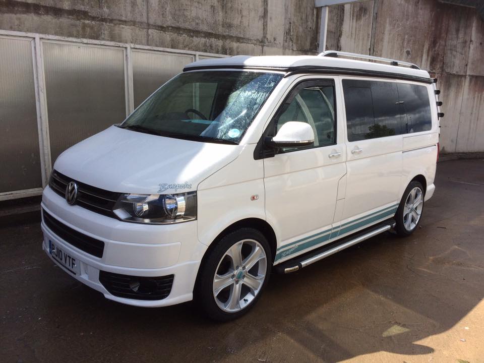 camper van conversion named friendly