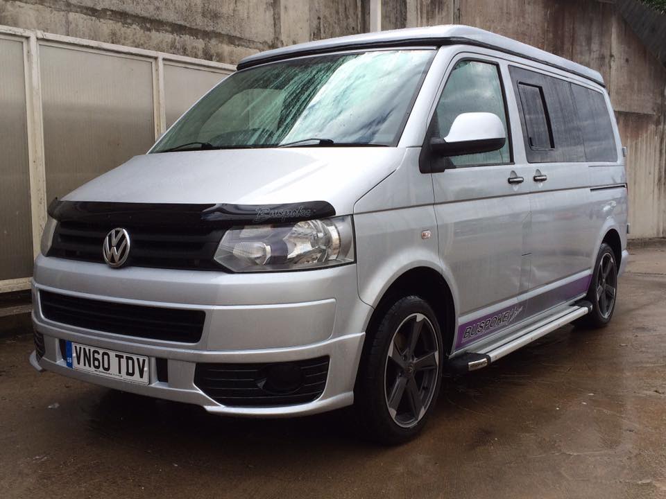 camper van conversion named ultra violet