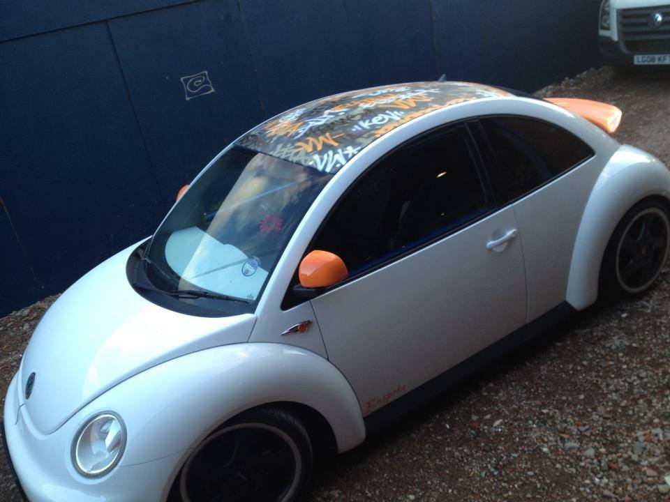 custom build vehicle named bug love