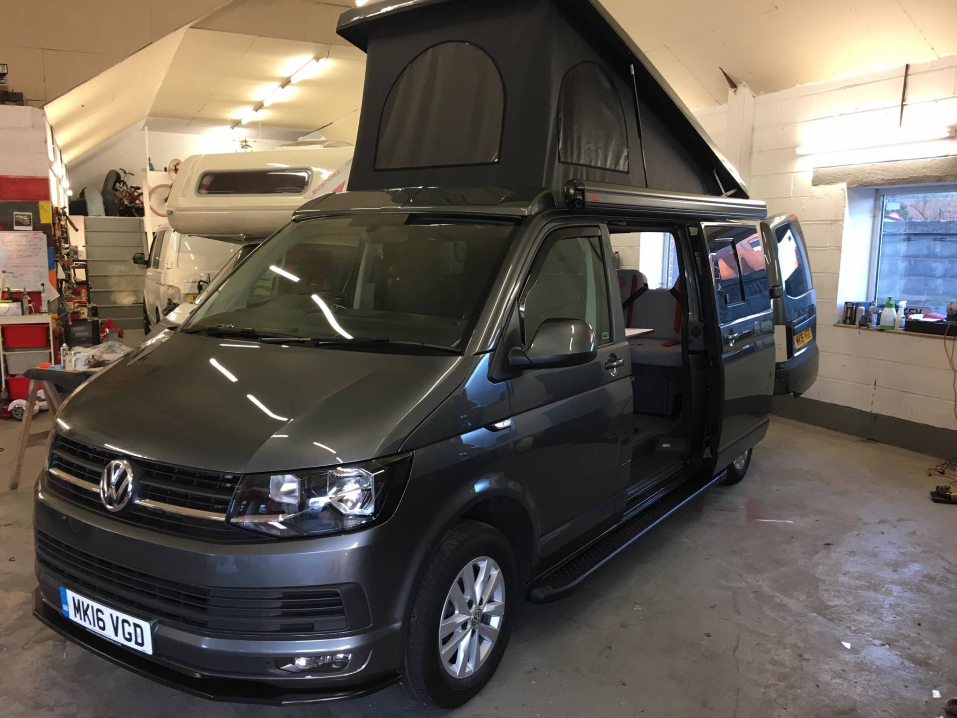 t 6 Volkswagen camper van named the bat bus