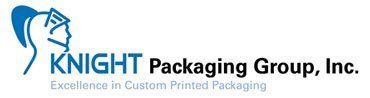 The logo for knight packaging group inc. excellence in custom printed packaging