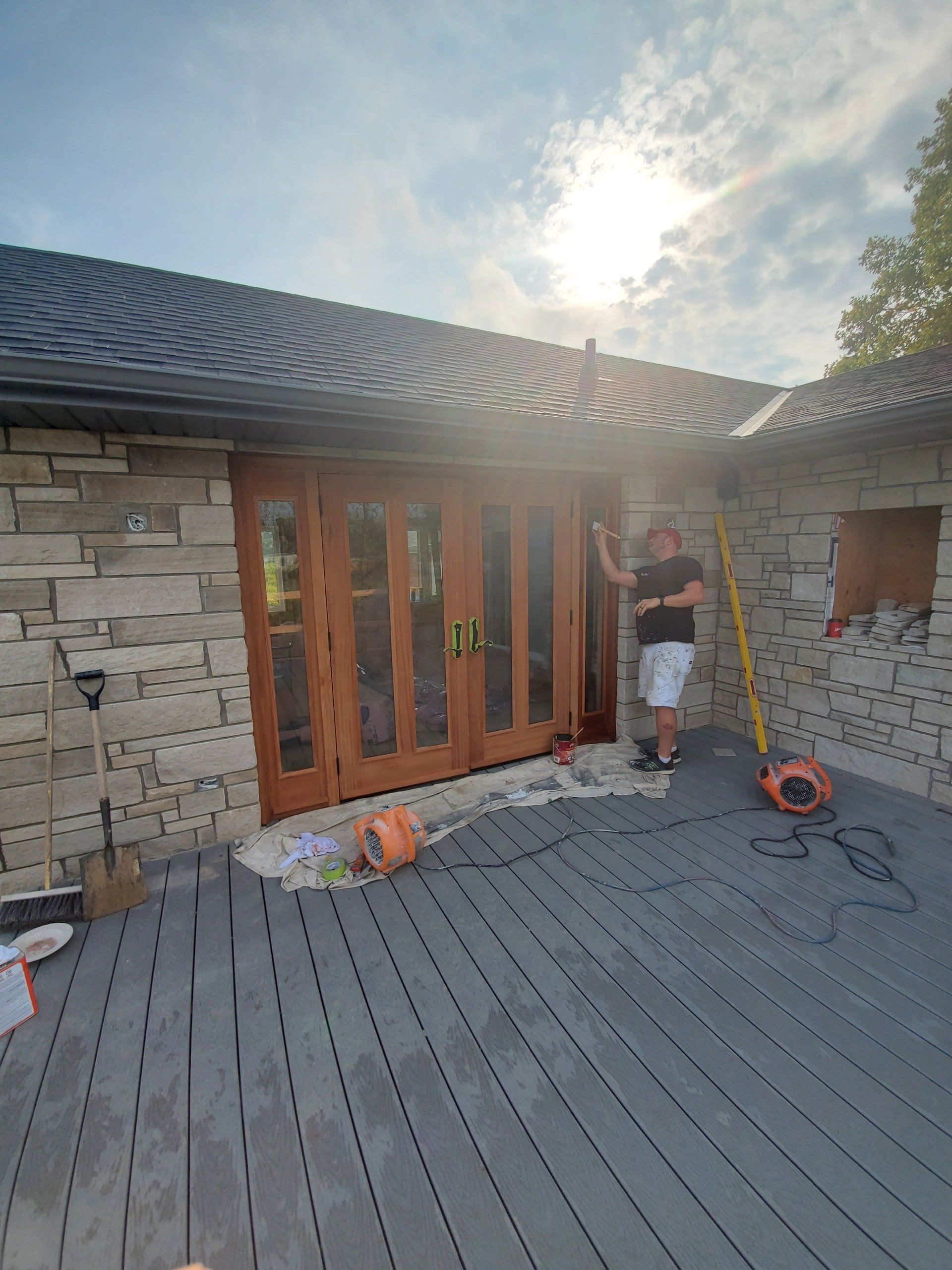 Another exterior door paint project