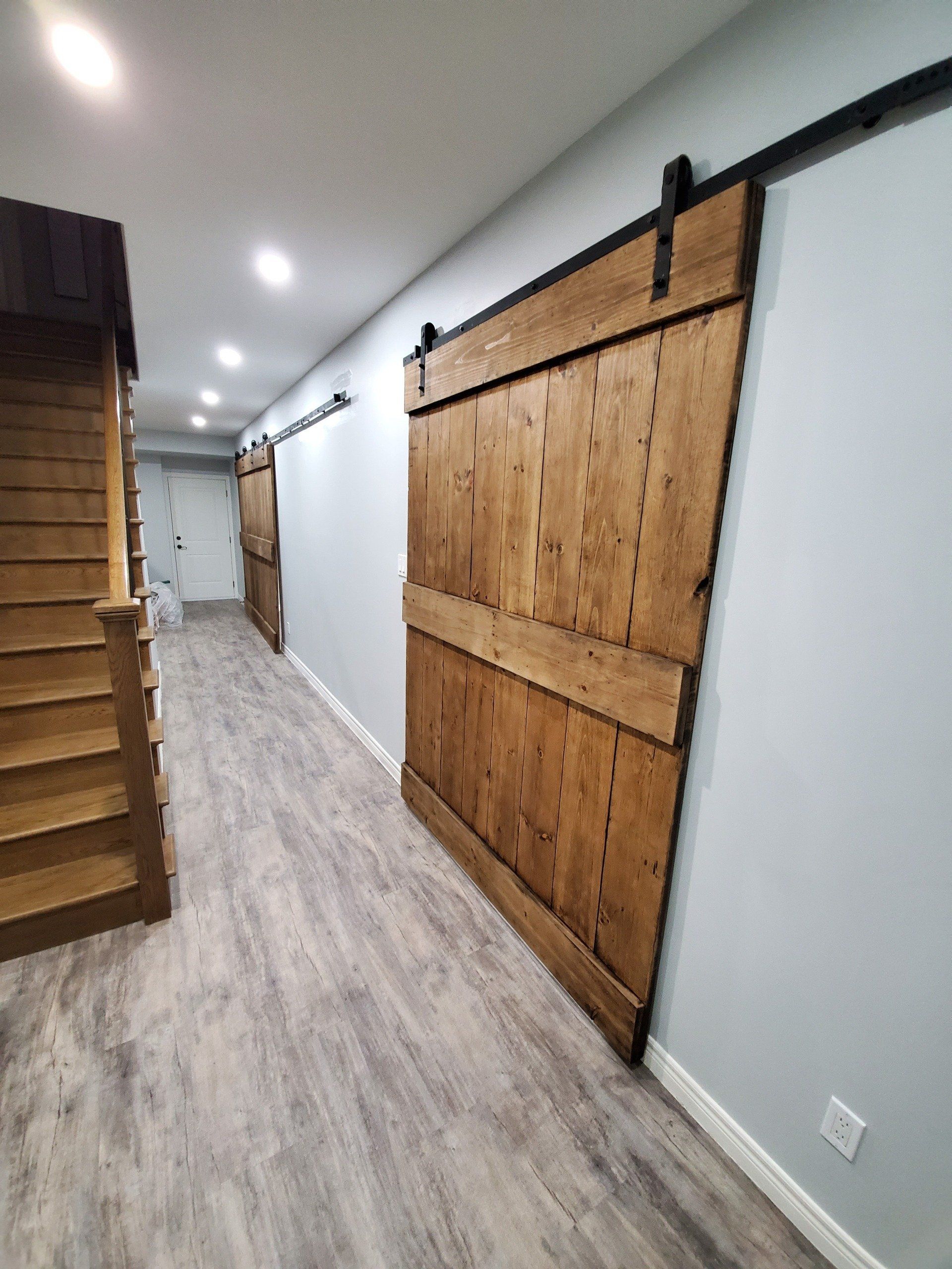 peninsula painting basement corridor painted