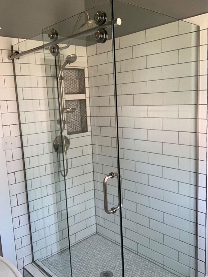 Clean Glass Shower Door — Laramie, WY — Snowy Range Glass