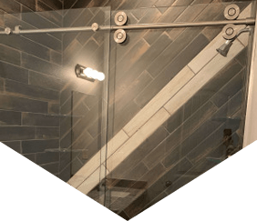 Clear Glass New Shower Door — Laramie, WY — Snowy Range Glass