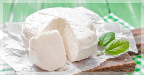 Beautifully crumbly feta cheese