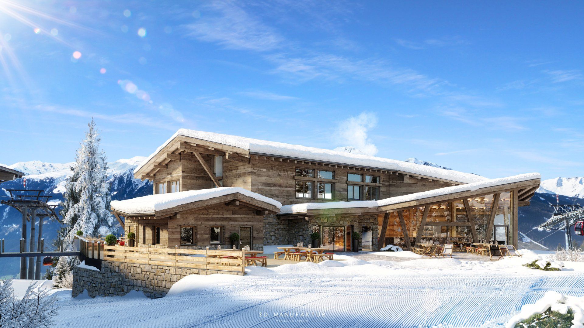 Visualisierung Chalet