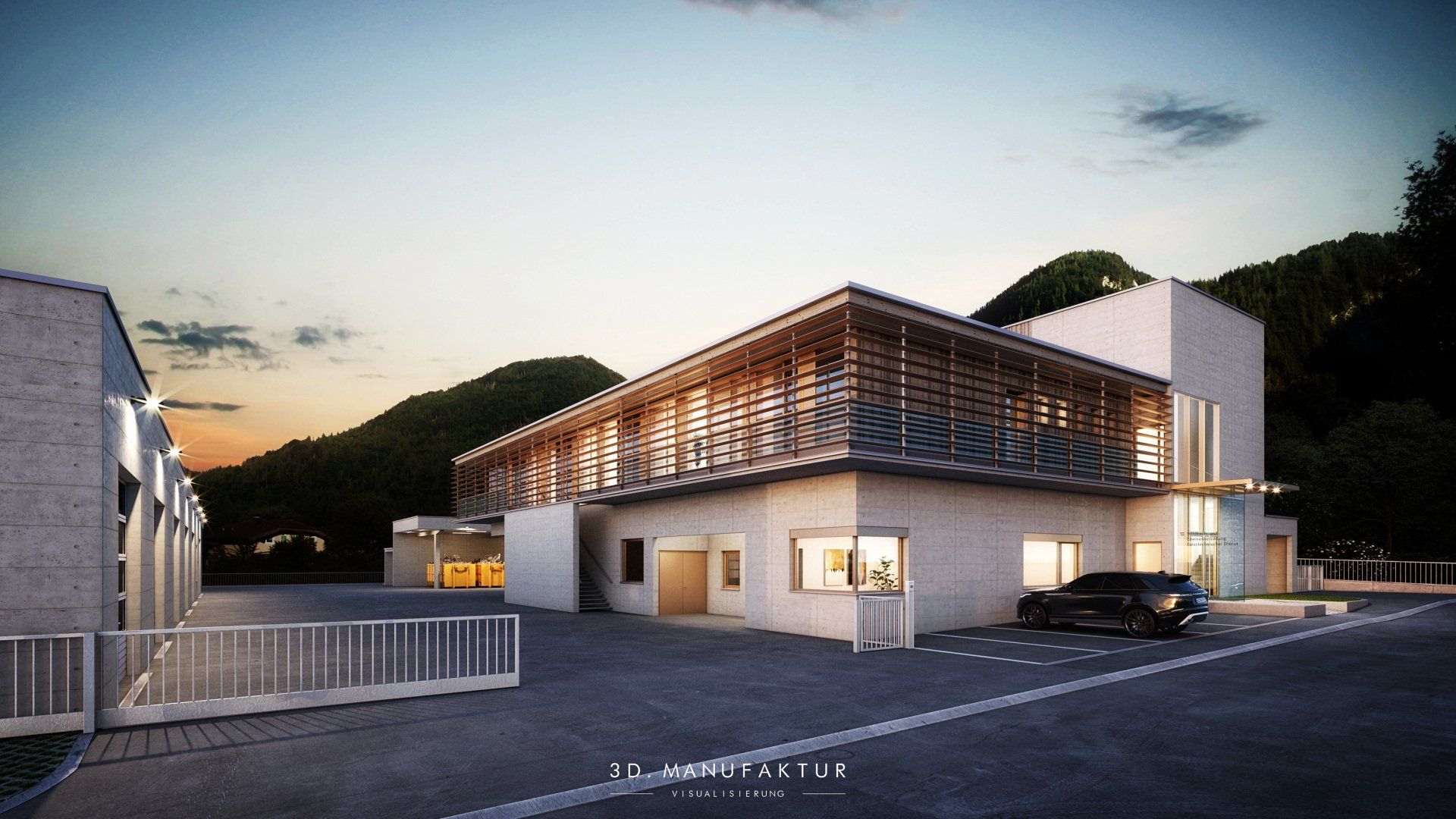 Architektur Visualisierung Industrie WLV Wörgl