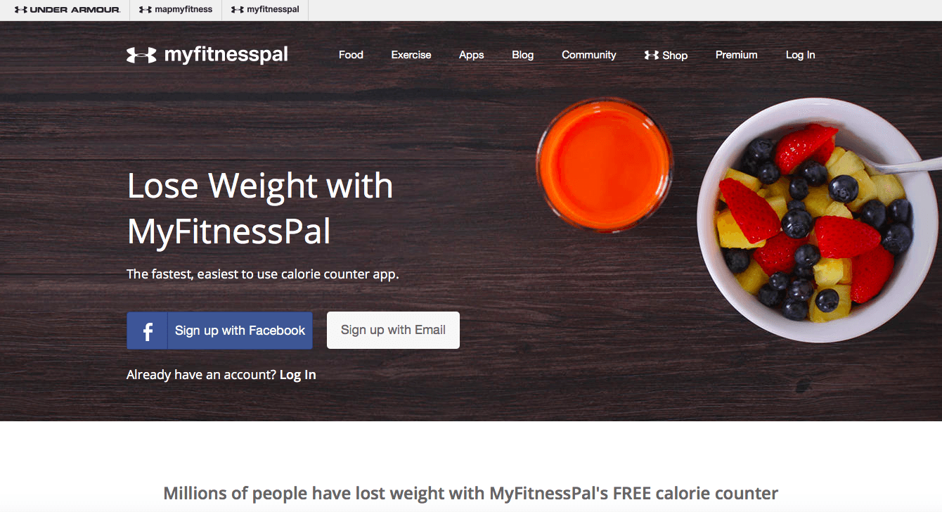 Link to the MyFitnessPal Link to the MyFitnessPal