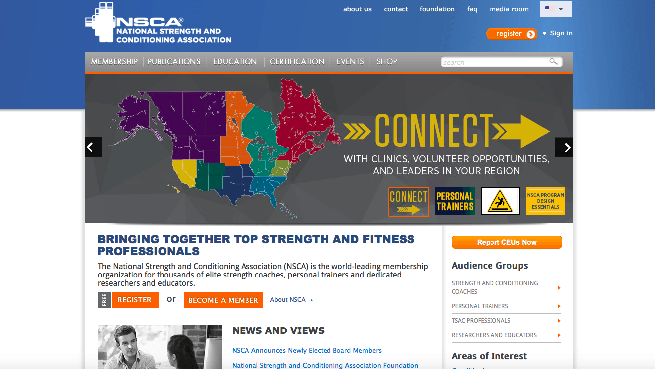 Link to the National Strength and Conditioning Association Link to the National Strength and Conditioning Association