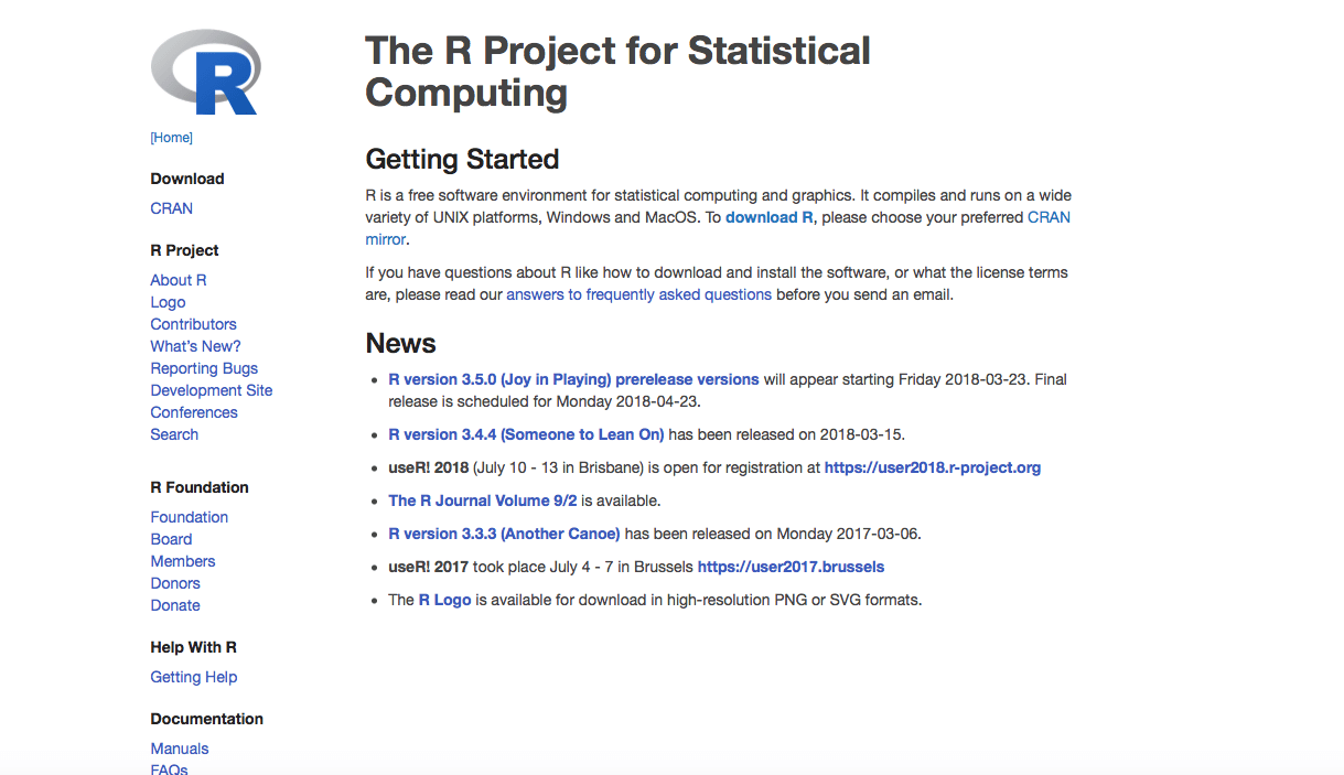 Link to R Link to R
