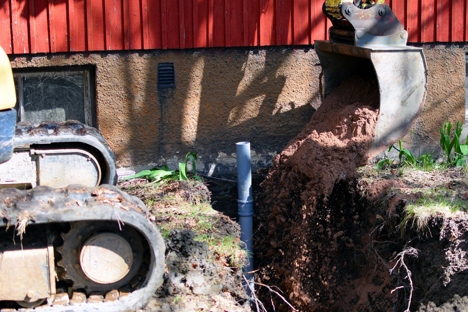 Sewer Line Replacement in Scotch Plains, NJ Excavator providing sewer line replacement services in Maplewood, NJ