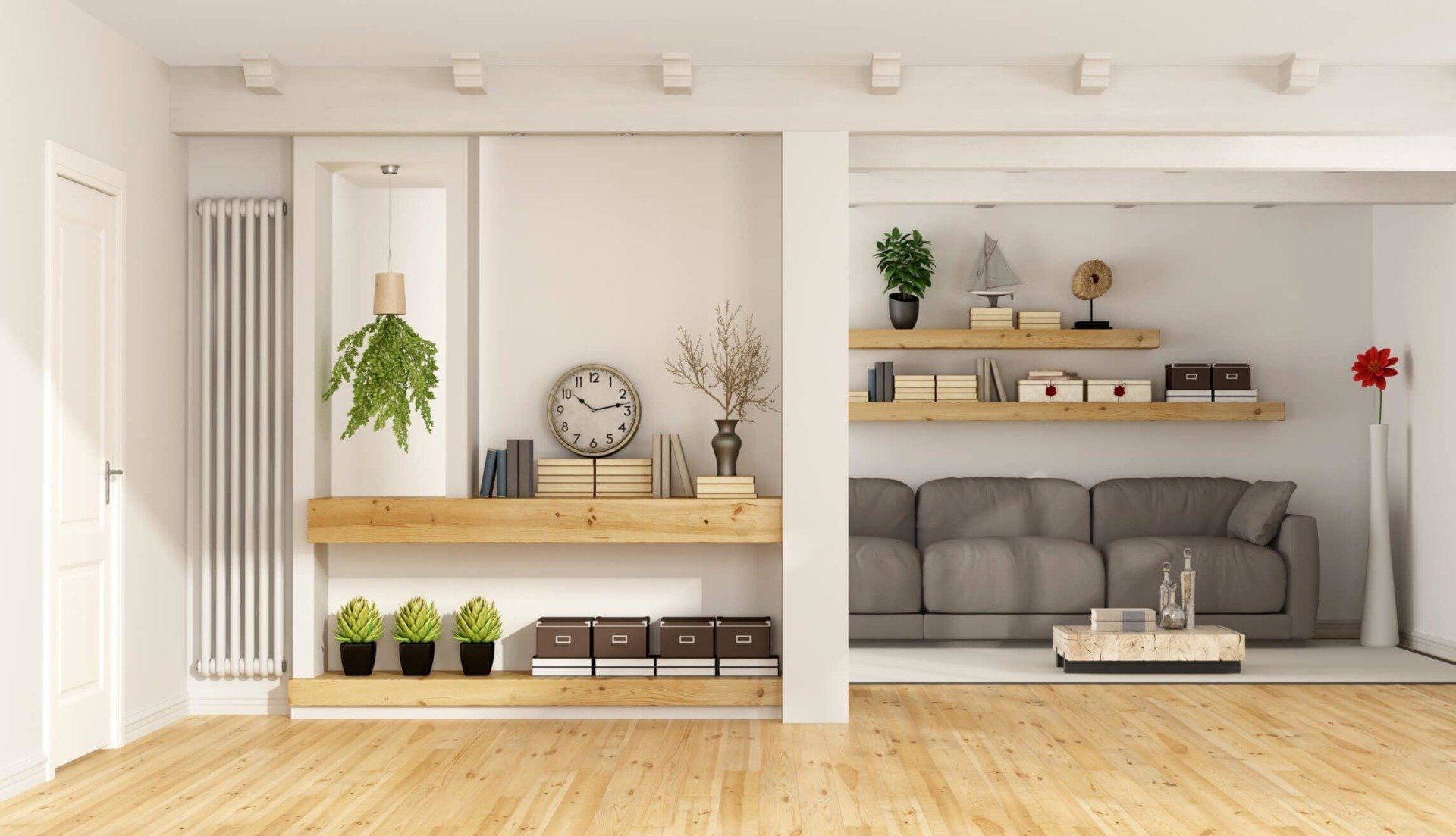 Modern Living Room — Wood Floors in Spotswood, NJ