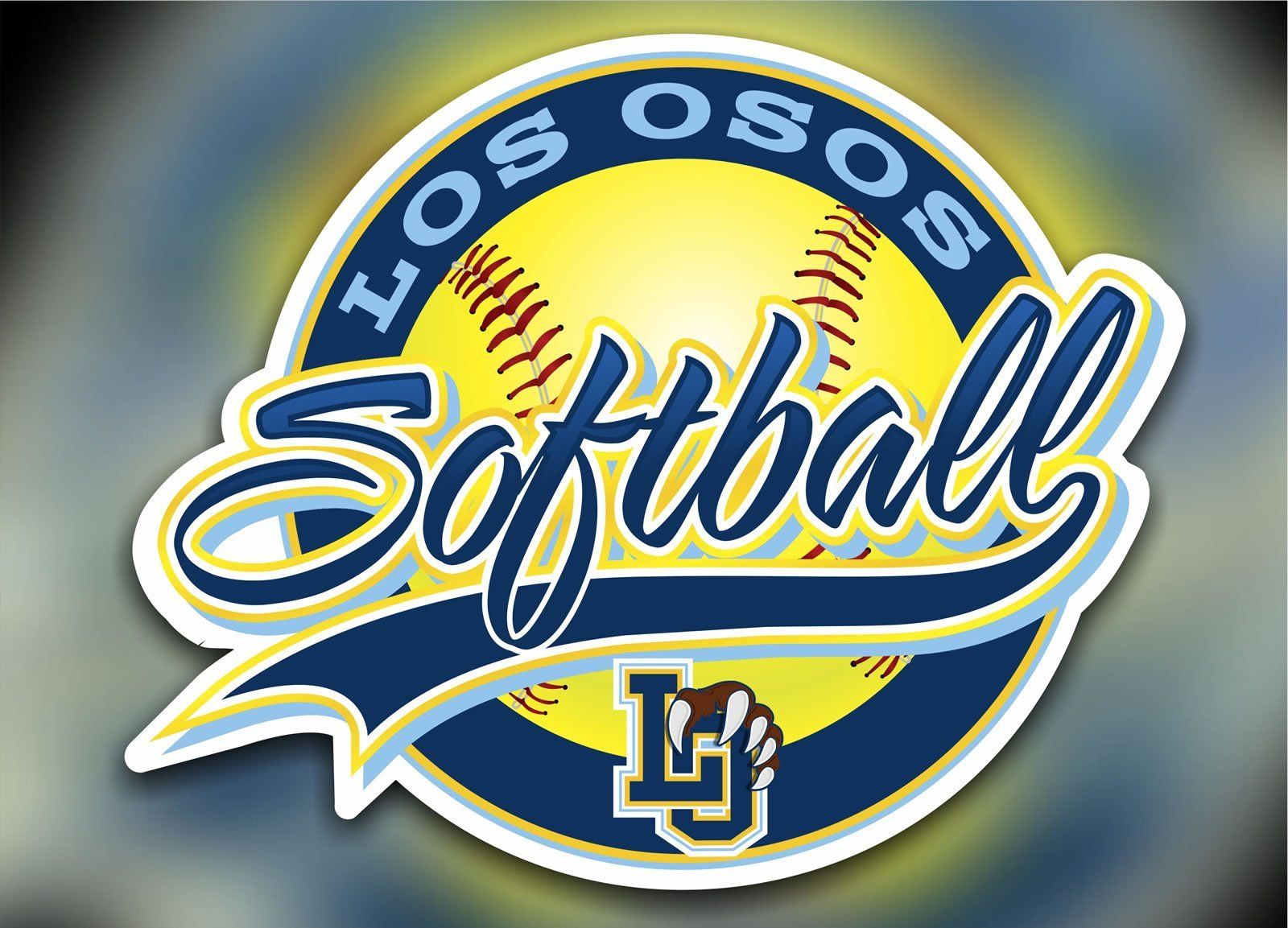 Softball Car Decal