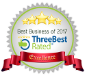 Best Business of 2017 certificate