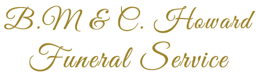 B. M & C. Howard Funeral Service Company Logo