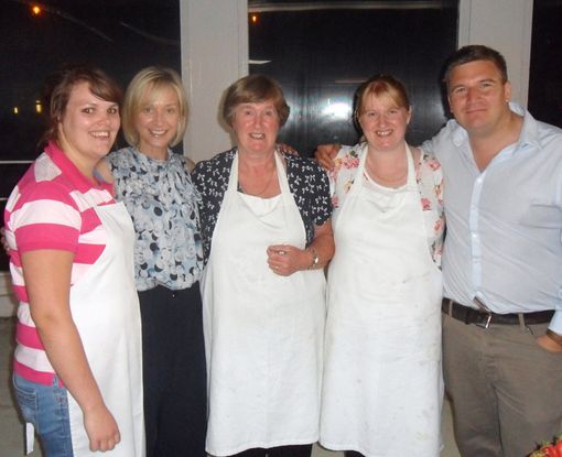 The team at Auntie Anne's bakery make delicious meat pies in Helmsley