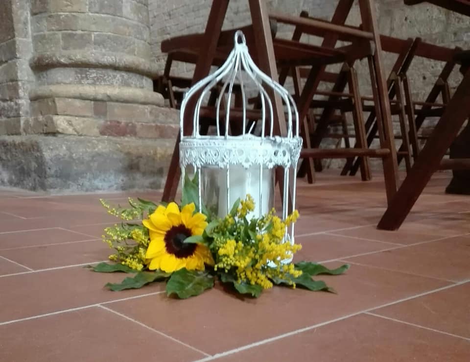 addobbo matrimonio con girasoli pescara
