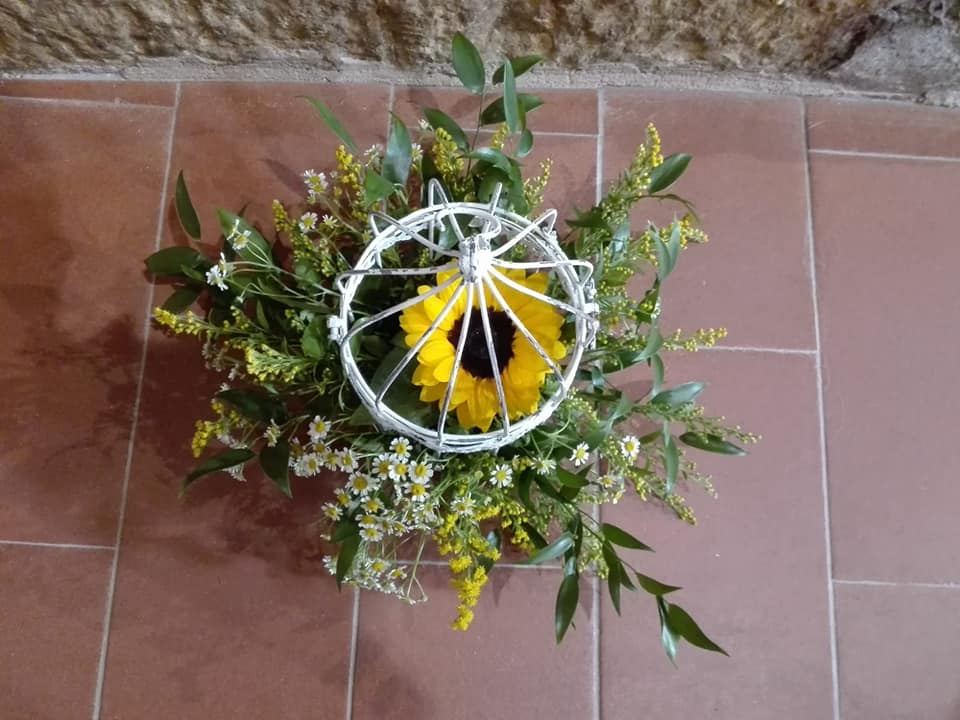 addobbo matrimonio con girasoli pescara