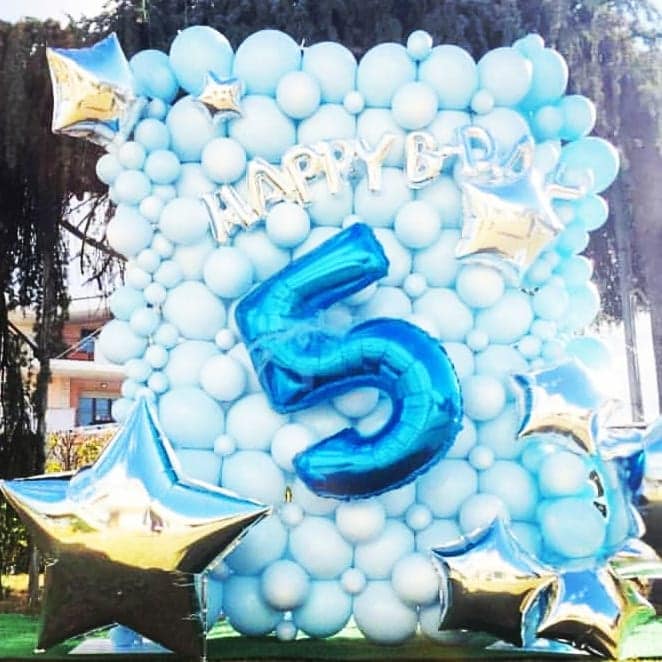 composizione palloncini per feste