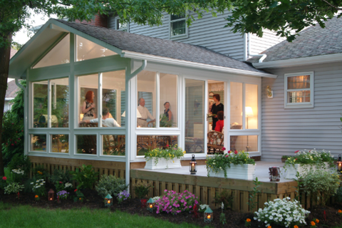 Modern Sunroom — Creative Modern Sunroom in Colchester, VT