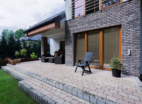 Brick Supplies — Patio with Brick Design in  Odessa, TX