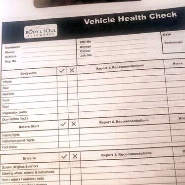 Vehicle Health Check
