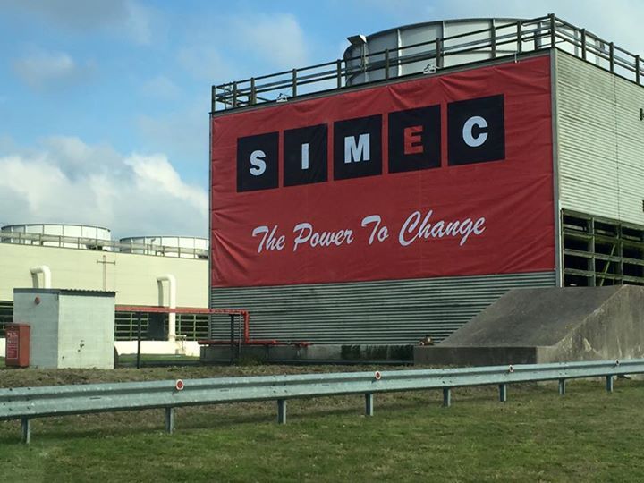 SIMEC power station Banner