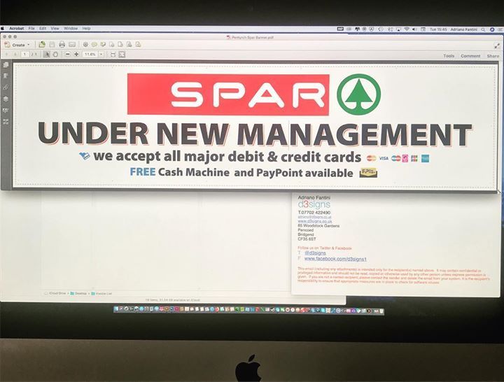 Spar Banner