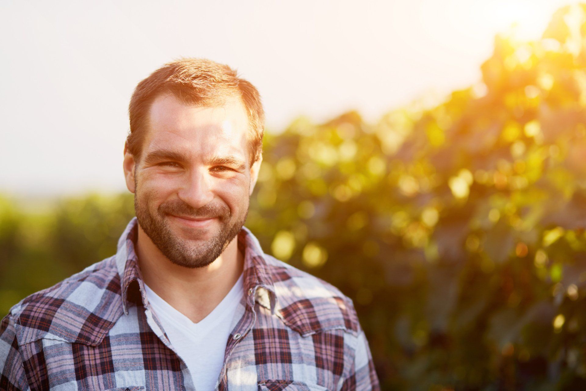 Man Smiling Outside — Hot Springs, AR — Jackson Allergy & Asthma Clinic