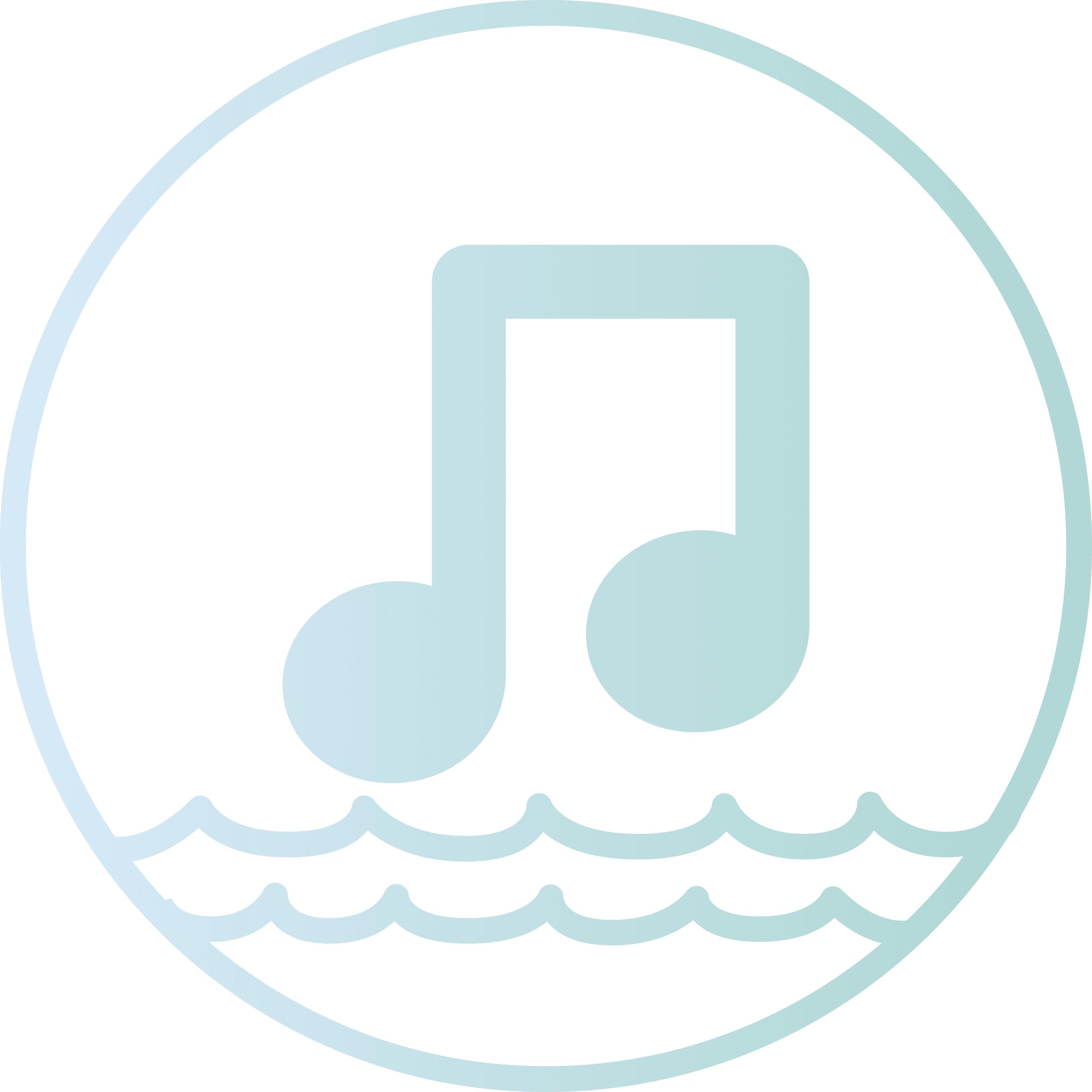 Music while you float