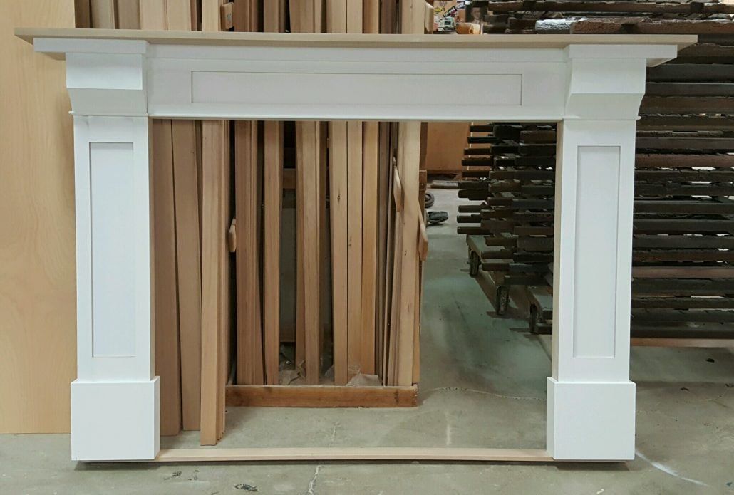 White Mantel Design — Olympia, WA — Doors Unlimited