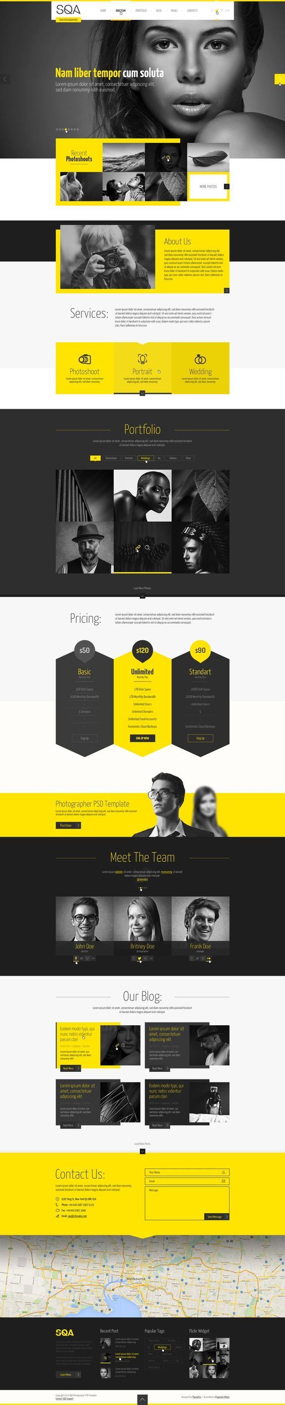 SQA medical website design