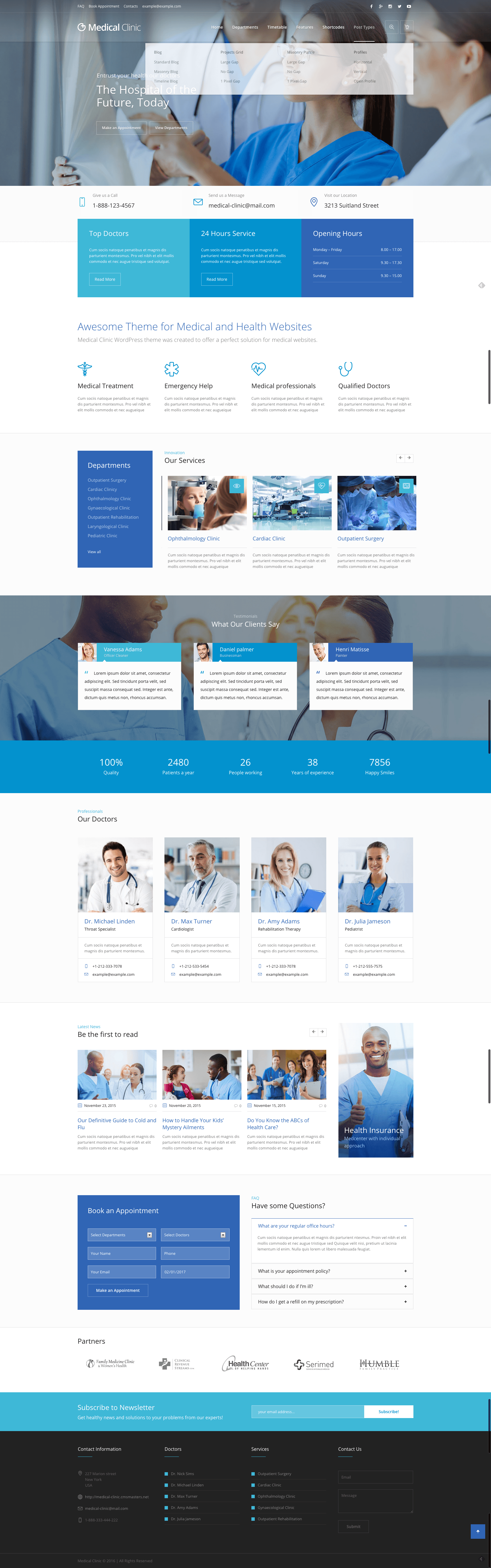 Medical Clinic website design