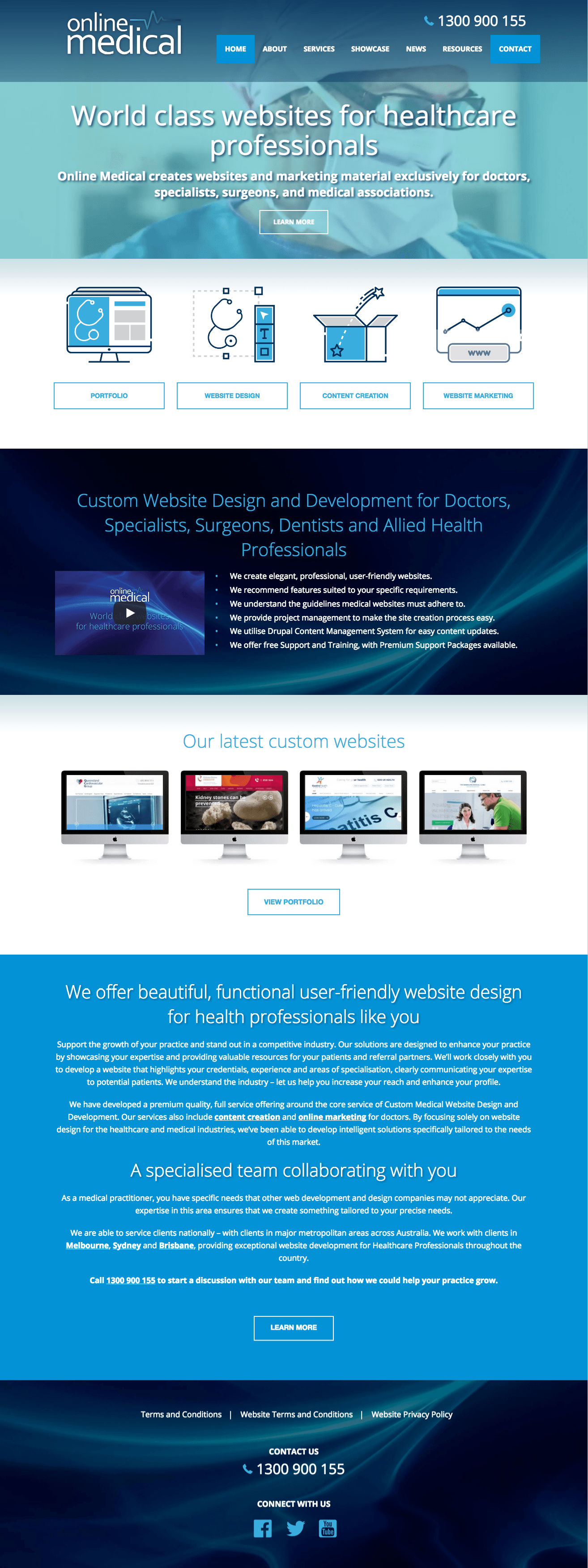 Online Medical website design