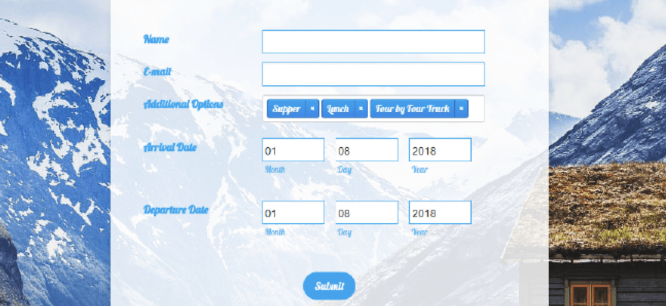 Extra features added to medical form