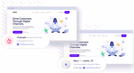 A screenshot of a website that says `` drive customers through digital channels ''.